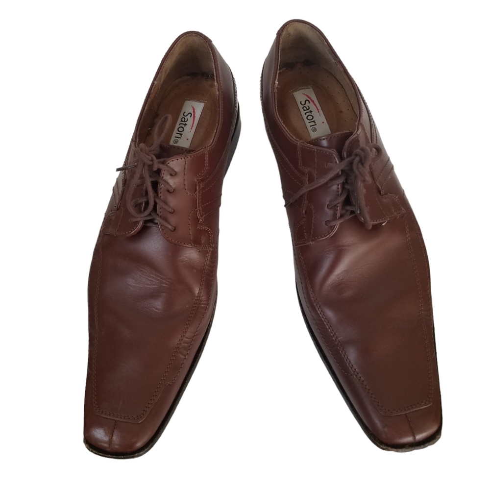 Satori Men's Dress Shoes Leather  Brown Size 8